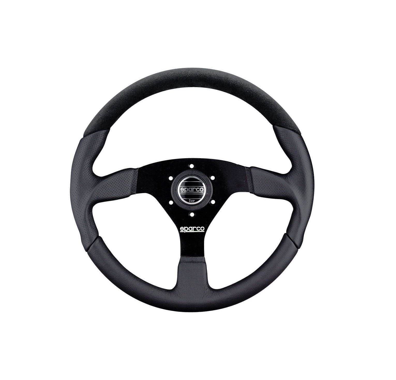 Sparco 3-Spoke LAP-5 L505 Series Street Racing Steering Wheel - Dirty Racing Products