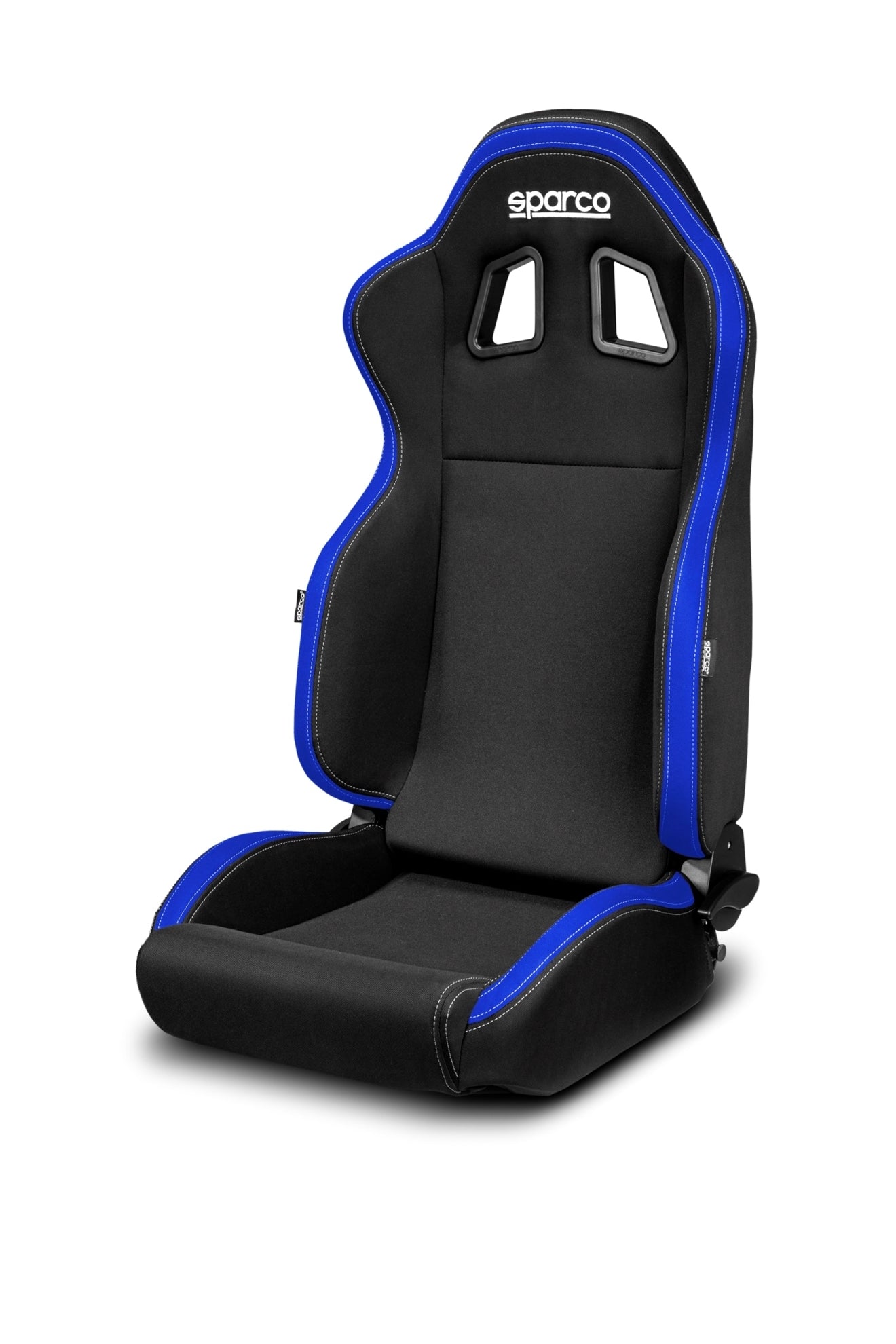 Sparco R100 Reclinable Steel Model Seat Black/Blue - Universal - Dirty Racing Products
