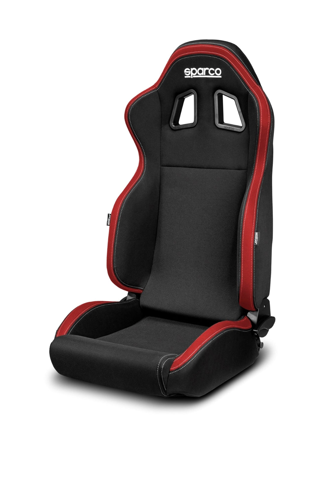 Sparco R100 Reclinable Steel Model Seat Black/Red - Universal - Dirty Racing Products