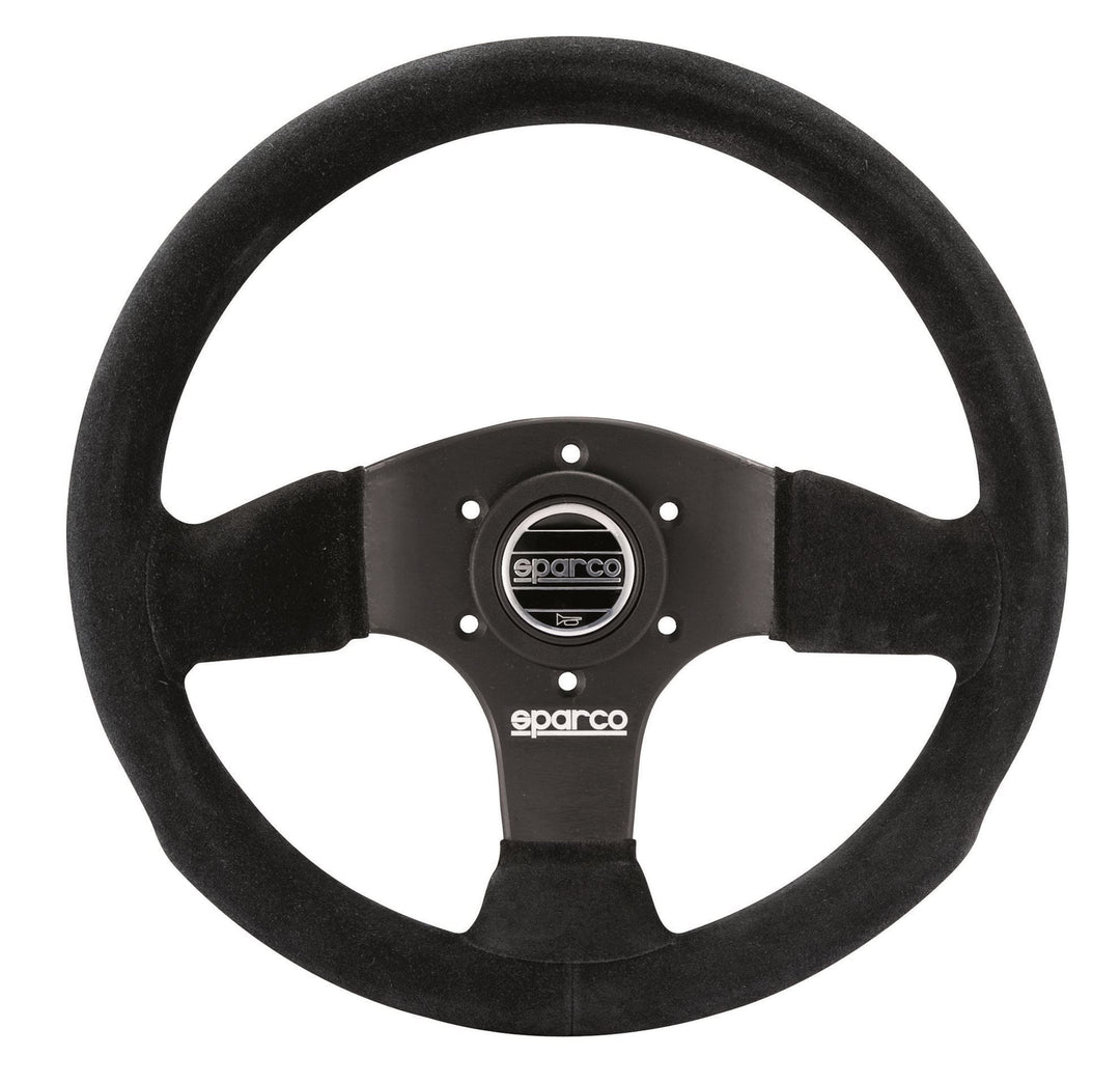 Sparco Steering Wheel 300 Black Suede - Universal - Dirty Racing Products