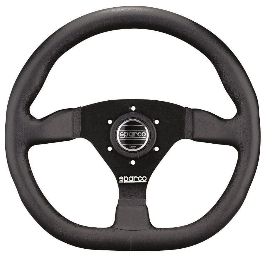 Sparco Steering Wheel L360 Black Suede - Universal - Dirty Racing Products
