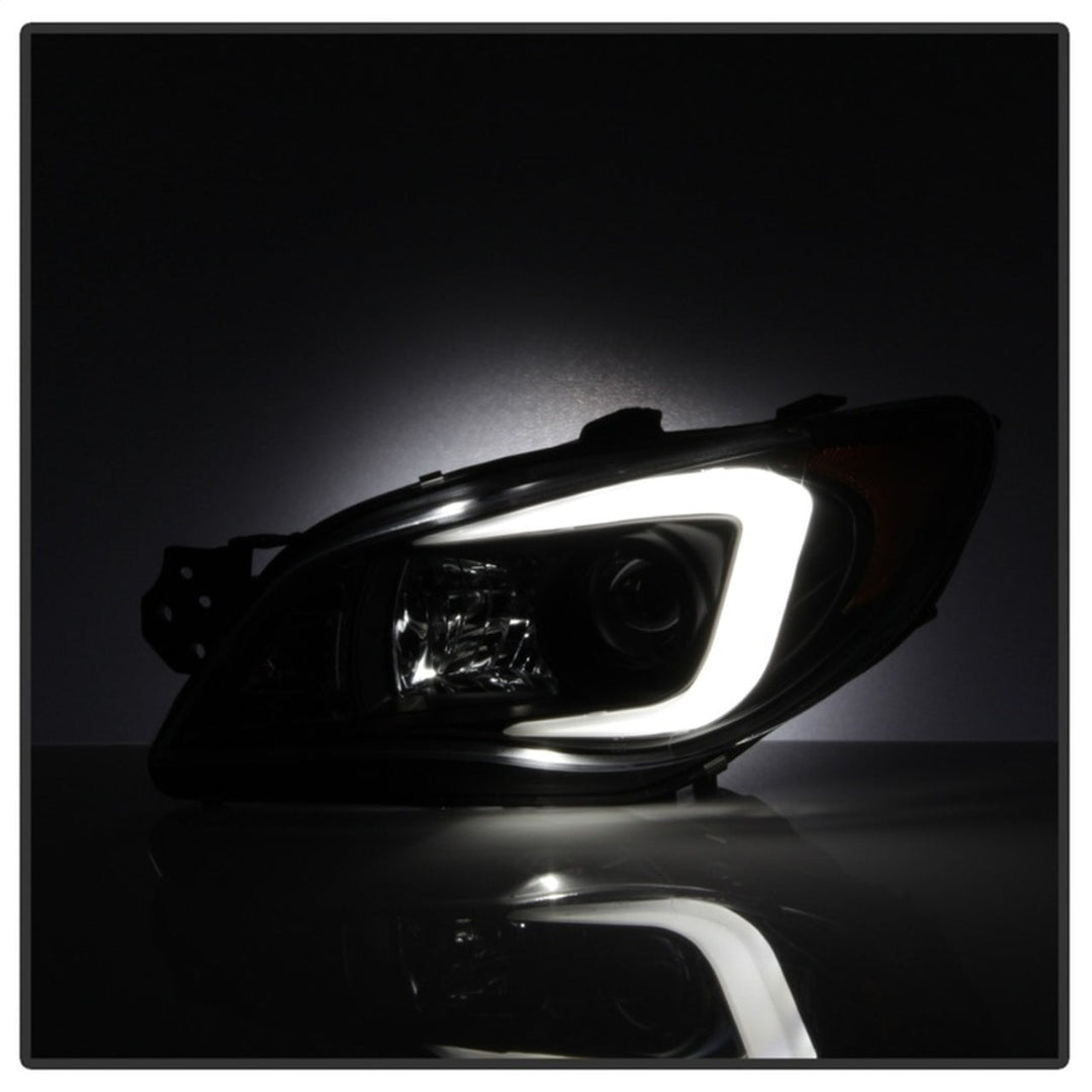 Spyder Black LED DRL Bar Projector HID Headlights Subaru WRX 2006-2007 - Dirty Racing Products