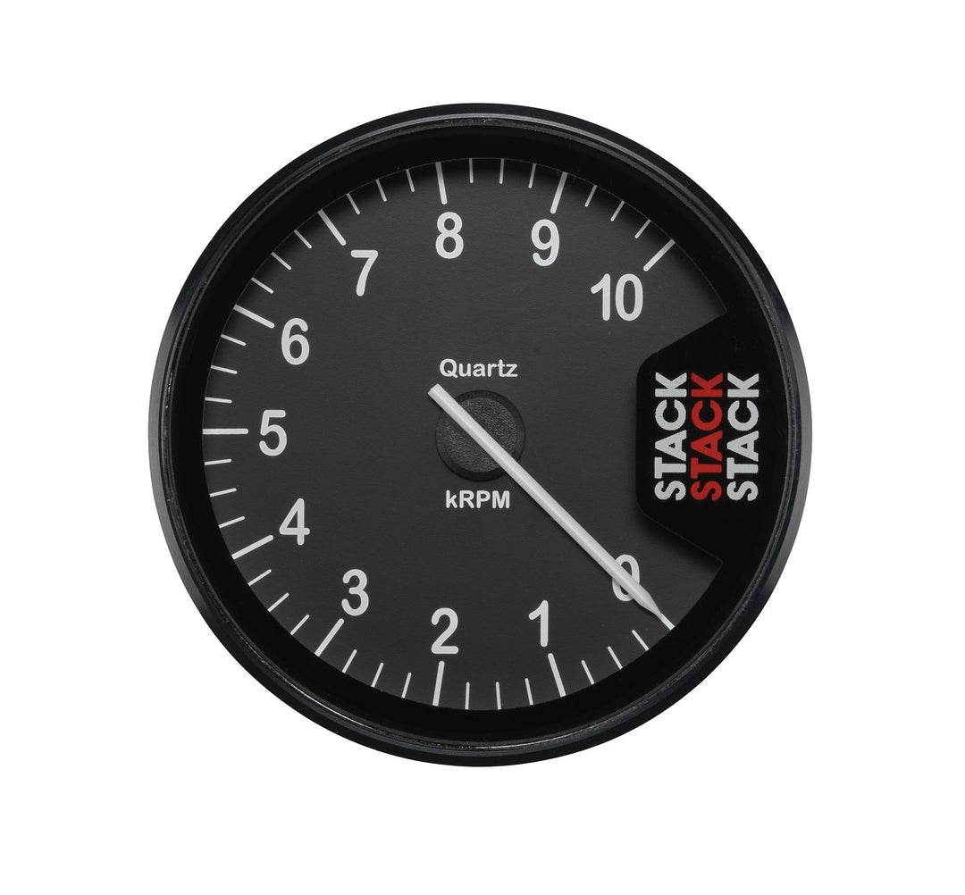 AutoMeter Stack Clubman Tachometer 80mm 0-10K RPM - Black - Dirty Racing Products
