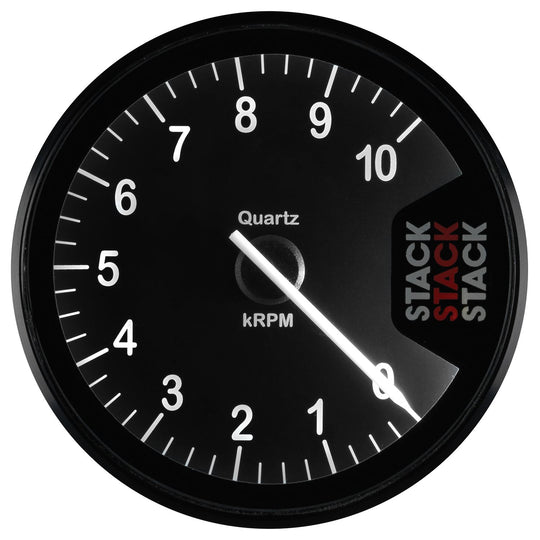 AutoMeter Stack Clubman Tachometer 80mm 0-10K RPM - Black - Dirty Racing Products