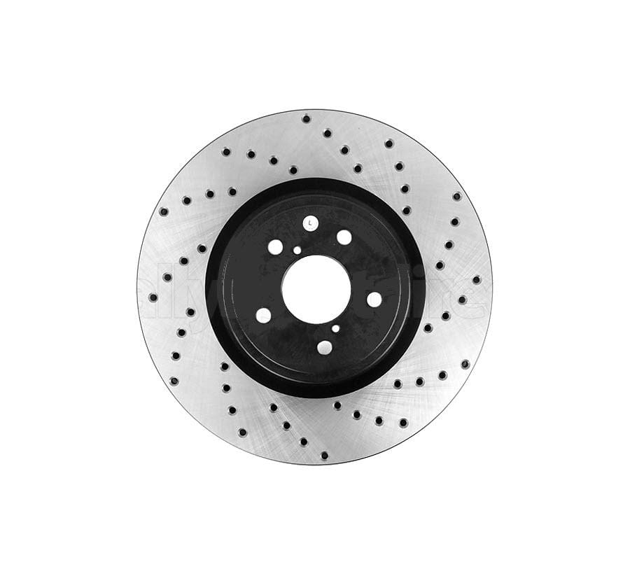 Stoptech Drilled Rotor Single Front Left Subaru Legacy GT 2005-2014 / Outback 2010-2014 / Forester 2014-2018 - Dirty Racing Products