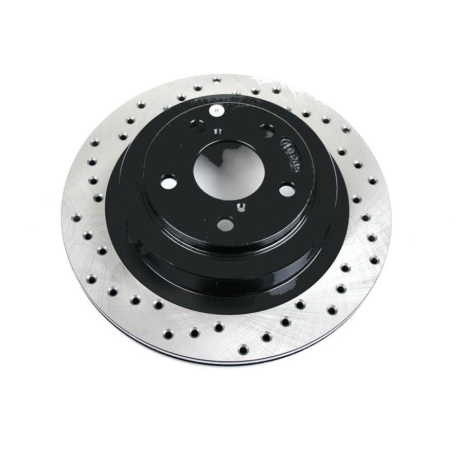 StopTech Drilled Rotor Single Rear Right Subaru WRX 2006-2007 / Legacy GT 2005-2009 - Dirty Racing Products
