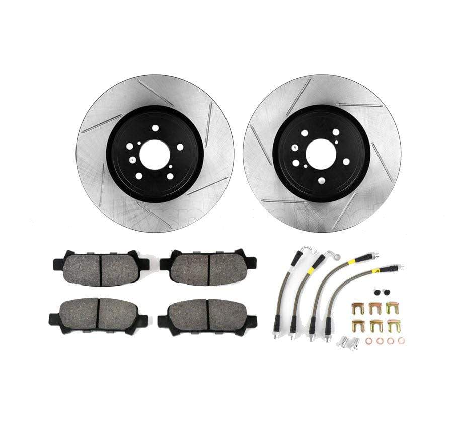 StopTech Rear Slotted Sport Brake Kit Subaru Legacy GT (including Spec B) 2005-2009 - Dirty Racing Products
