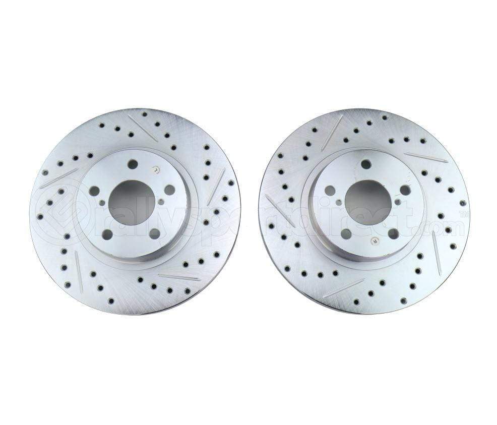 StopTech Select Sport Drilled and Slotted Brake Rotor Front Pair Scion FR-S / Subaru BRZ / Toyota 86 - Dirty Racing Products