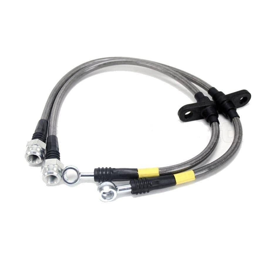 Stoptech Stainless Steel Brake Lines Front Subaru WRX 2002-2005 - Dirty Racing Products
