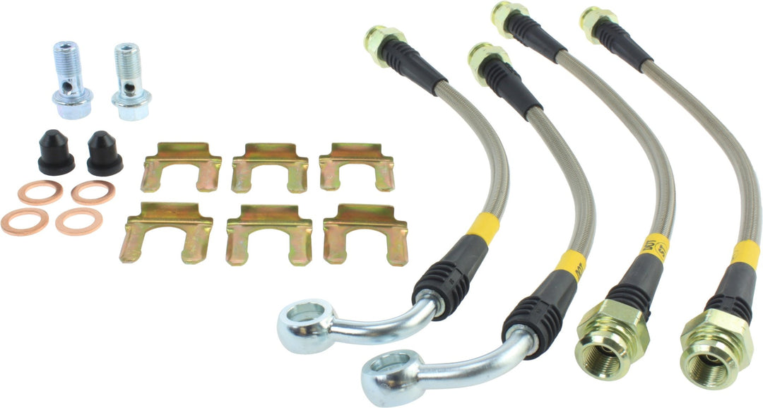 StopTech Stainless Steel Brake Lines Rear Subaru Legacy GT 2005-2009 - Dirty Racing Products