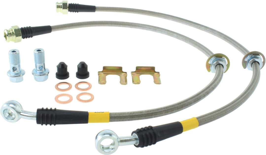 StopTech Stainless Steel Brake Lines Rear Subaru WRX 2002-2007 - Dirty Racing Products