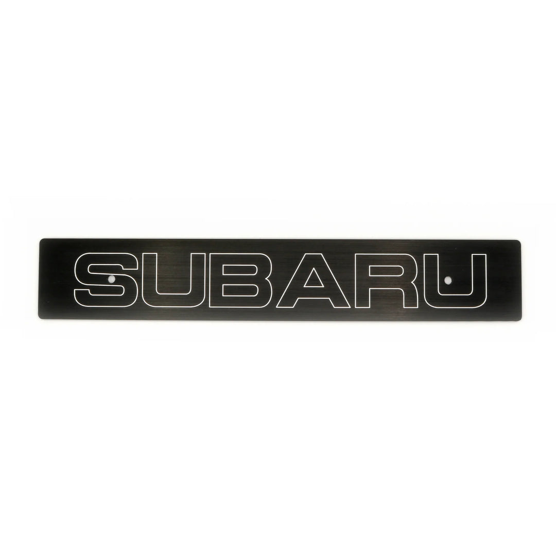 Billetworkz "SUBARU" Plate Delete - Dirty Racing Products