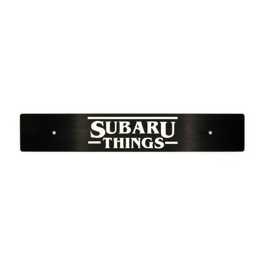 Billetworkz "SUBARU THINGS" Plate Delete - Dirty Racing Products