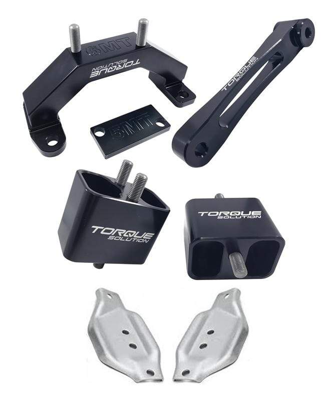 Torque Solution Solid Engine / Transmission / Pitch Mount w/ Mount Plates: Subaru WRX 2002-2014 / STi 2004+ - Dirty Racing Products