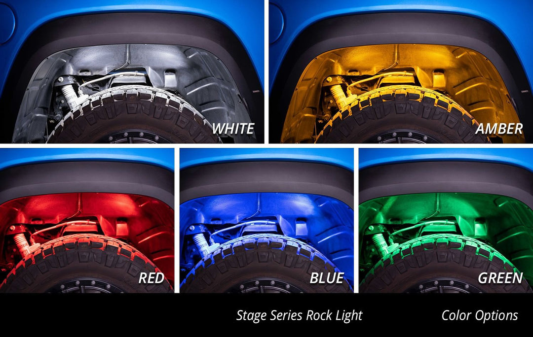 Diode Dynamics Stage Series Single-Color LED Rock Light (add-on 2-pack) - Dirty Racing Products