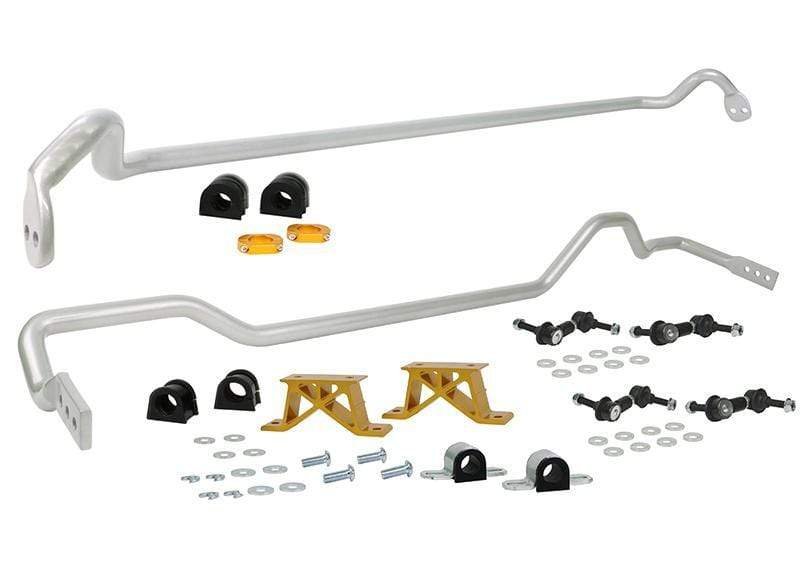 Whiteline Front And Rear 24mm Sway Bar - Vehicle Kit w/Mounts Subaru STi 2007 - Dirty Racing Products